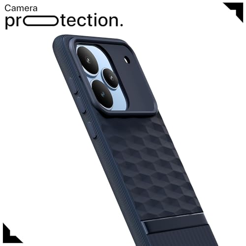 Image of Shockproof Case for Realme P4 Pro 5G | Full Camera Protection | TPU Flexible Back Cover for Realme P4 Pro 5G (Steel Blue)