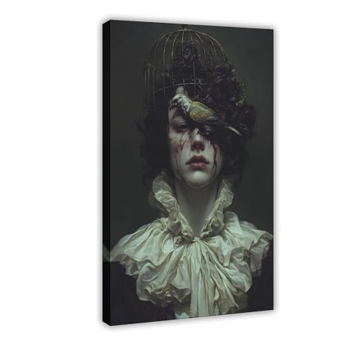 Poster sur toile The Lady And The Birdcage décoration de chambre 40x61 cm