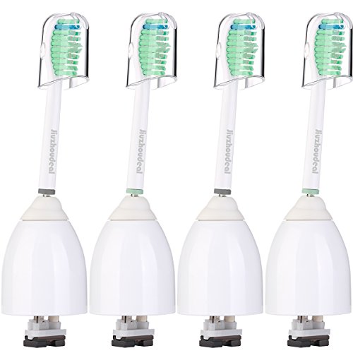 Jiuzhoudeal Toothbrush Heads Replacement Compatible with Sonicare E Series HX7022, Fit Sonicare Essence, Xtreme, Elite, Advance and CleanCare Electric Toothbrush Handles, 4 Pack