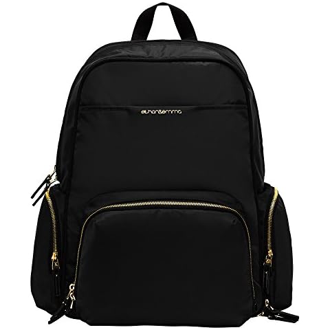 Ethan & Emma Baby Diaper Bag Backpack-Durable for Travel, Extra Storage -Black Cover