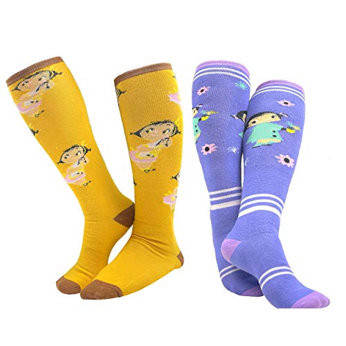 Kids' Girls Mary Blair Adorable Knee High Cotton Kids Set of Gift Box4
