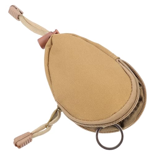 PENIKOKO Bolsa para Llaves Exterior de Tela Oxford, Ligera y Compacta, Color Barro, Organizador Multifuncional para Deportes al Aire Libre y Uso Diario