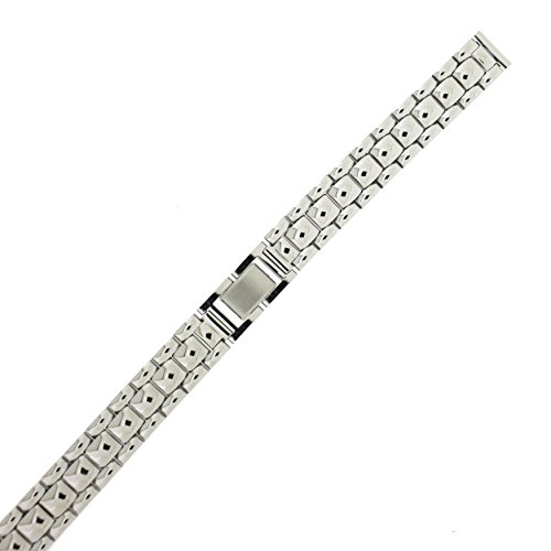 Tech Swiss Ladies Watch Band Metal Link Stainless Steel 12 millimeter