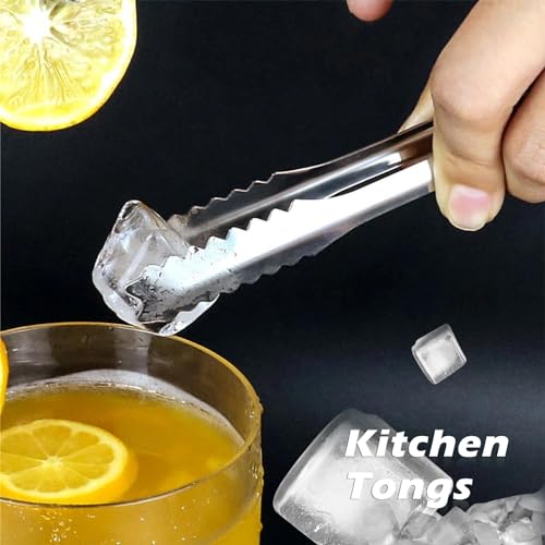 Redamancy Ice Tongs, 6 Pcs Sweet Tongs, Sugar Tongs, Sweet Tong for Pick Mix, Small Tongs, for Food Sweets Bread Cake Ice - Image 4