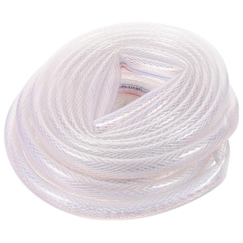 jojofuny Manguera de Agua para Jardín de PVC Grueso 10 Metros de Longitud Diámetro Interior 20 MM Manguera Reutilizable y Resistente para Riego y Uso Doméstico Color Color Aleatorio