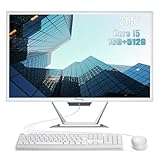 suevery 21.5 Inch All in One PC,Prebuilt AIO Gaming Desktop Computer, Core i5 16GB RAM 512GB SSD,22' FHD 1080P Display, WiFi 6, HD Webcam, Computers for Office,with Keyboard & Mouse