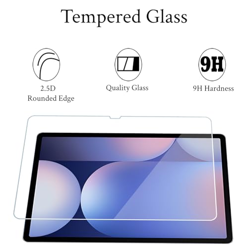 Image of Tempered Glass for Samsung Galaxy Tab S10 Plus (12.4 inch) Screen Protector Guard for Samsung S10+ Tablet - Pack of 1