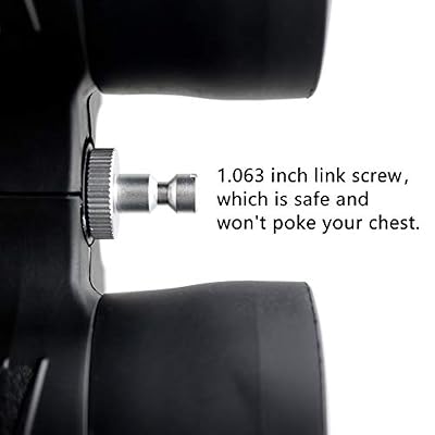 Binocular Tripod Adapter Quick Release with 38mm Mounting Base 1/4-20 Inch Thread Removable Accessories for 8x42 10x50 12x60 15x56 15x60 15x70 20x60 25x70 Roof and Porro Binoculars.
