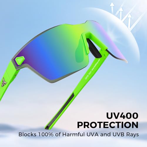 Image of KastKing Tarkio Polarized Fishing Sunglasses, One Piece PC Lens Rimless