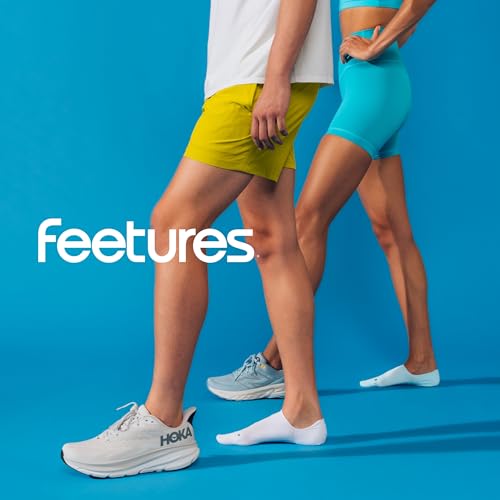 Image of Feetures Elite Ultra Light Invisible Socks - Anti-Slip Sport Sock Liner with Targeted Compression