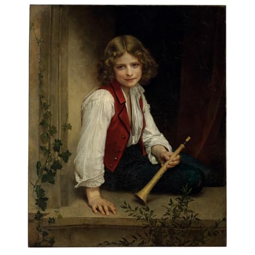 Impression sur toile Bouguereau Pifferaro 127x101.6 cm deco murale