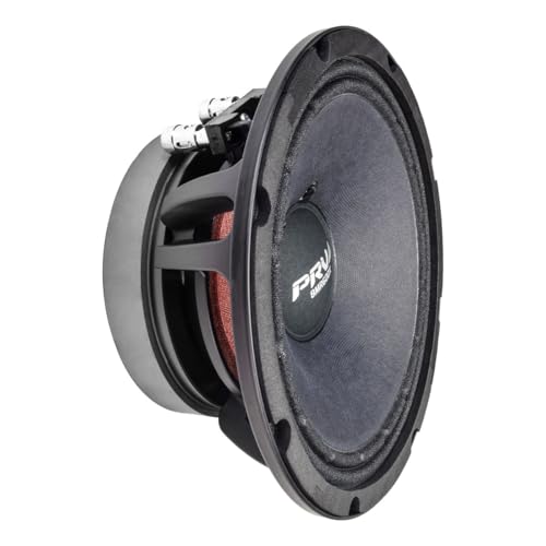 Image of PRV AUDIO 8 Inch Midrange Speaker 8MR600X, 600 Watts, 8 Ohm, 2 in Dual Layer Voice Coil, Pro Audio Speaker (Single)