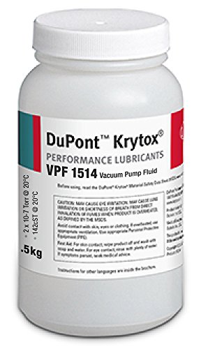 Krytox 1514 Oil, 2X10-7 Torr at 20 Degrees C Vacuum Pump Fluid, 0.5 kg