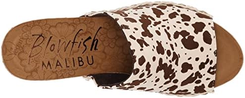 Blowfish Malibu Women's Hagen Wedge Sandal, CloudCowGirl Prospectr/Whtsand, 7.5 | Image 4