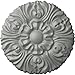 Ekena Millwork ROS03X03FL 3 7/8-Inch Od X 1/2-Inch P Floral Rosette