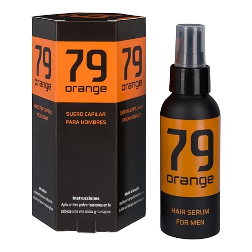 79orange – Sérum para el cabello para hombres – Crecimiento, cuidado y fortalecimiento, tratamiento capilar contra la caída del cabello, remedio de crecimiento a base de complejo botánico 3HC con