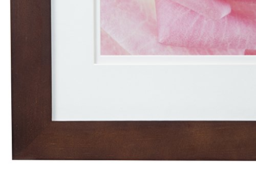 Gallery Solutions 11X14 Cherry Wood Wall Picture Frame With Double White Mat For 8X10 Picture #TOP3