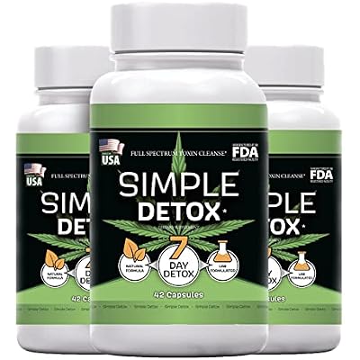 Simple THC Detox 7-Day (3 Pack) Strong Fast Acting Detoxifier