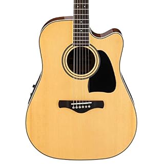 Ibanez Artwood Guitare folk Naturel AW70ECE-NT - Les Beatles, Paul McCartney, John Lennon, RIngo Starr, George Harrison Ibanez Artwood Guitare folk Naturel AW70ECE-NT – Image 2