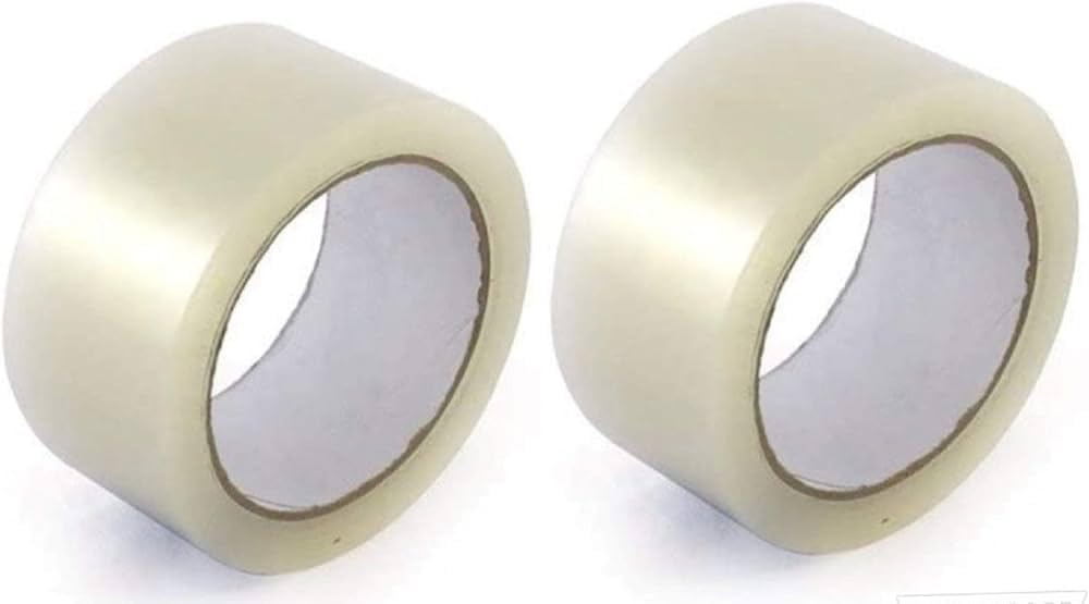 Self Adhesive Transparent Cello Tape - 65 Meters in Length - 24mm / 1" Width - 2 Rolls Per Pack - Industrial Packaging Tape for E-Commerce Box Packing, Office and Home use (B0D8PR9T8B) Amazon Price History, Amazon Price Tracker