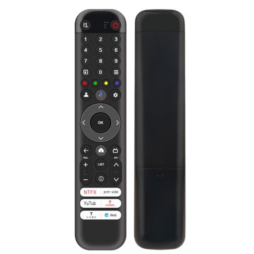 VINABTY Ersetzte Sprachfernbedienung Passend für TCL LCD QLED Smart TV 75C7K 65C745 65C845 65C855 55C845 75C845 85C845 43C645 50C645 55C645 65C645 75C645 85C645 55C745 75C745 65V6B