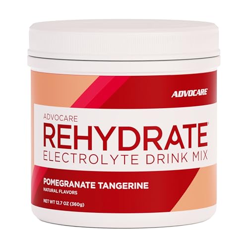 Image of AdvoCare Rehydrate - Electrolyte Drink Mix - Includes Magnesium, Sodium, Potassium & Calcium - Antioxidant & Amino Acid Fortified - Supports Hydration & Recovery - Pomegranate Tangerine, 12.7 oz