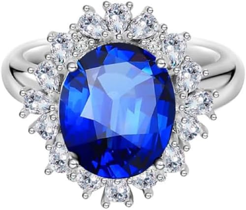 Bague saphir bleu naturel argent fait main cadeau de naissance
