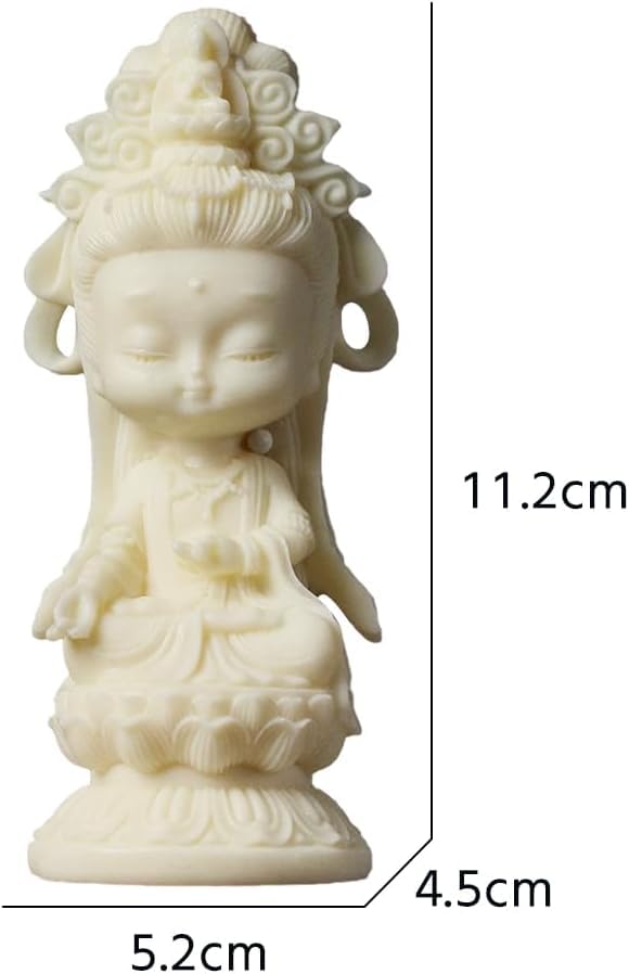 Amazon｜ミニ 可愛い 観音像 観音菩薩 置物 厄除け インテリア 風水