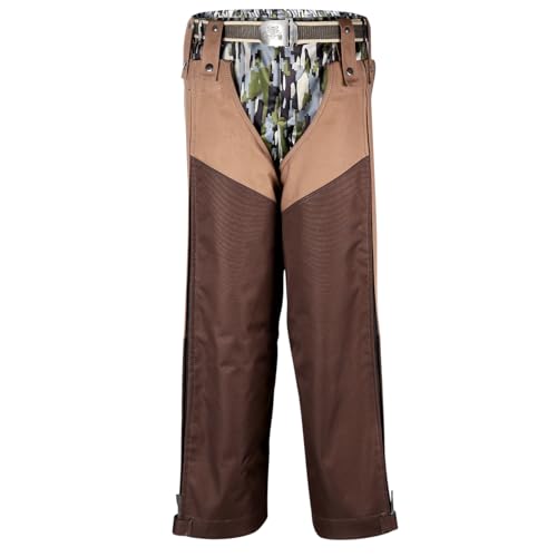 UIIHUNT Upland Hunting Chaps, Waterproof Briar-Proof Brush Guard Chaps for Men, Adjustable Hunting Leg Gaiters, Durable Thorn Resistant Field Gear for Upland Bird and Small Game Hunting (X-Large)
