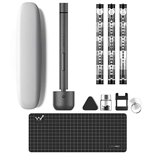 Wowstick 1F+ 69in1 電動精密ドライバー ビット56種セット ケース USB充電式 LEDライト付き [並行輸入品]