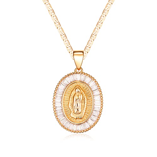 Barzel Virgin Mary Guadalupe Necklace