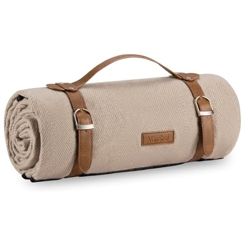 VonShef Waterproof Picnic Blanket for Six Cover
