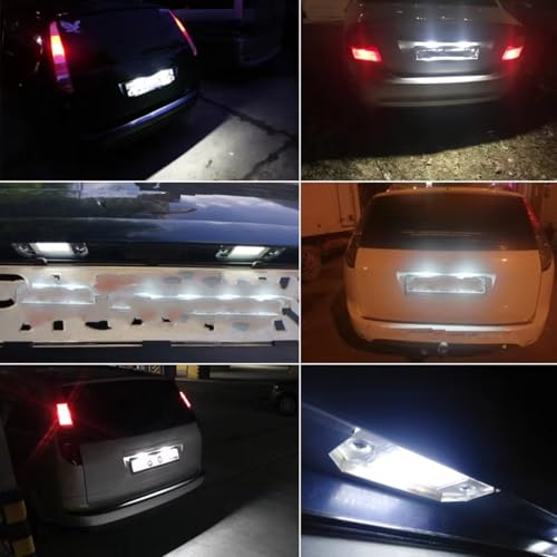 Luz de matrícula 4052331 plafón trasero Focus MK2 y C-MAX piloto placa de coche 4