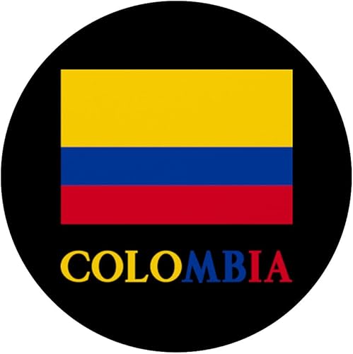 Vista 3 de Bandera de Colombia Bandera Colombiana País PopSockets intercambiables PopGrip