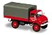 Produktbild Solido 421501430 - MB Unimog 416 DAFF-1963 1:50, Dévidoir Automobile Feux de Forets, Range: Pompiers I, Freilauf, Windowbox, rot