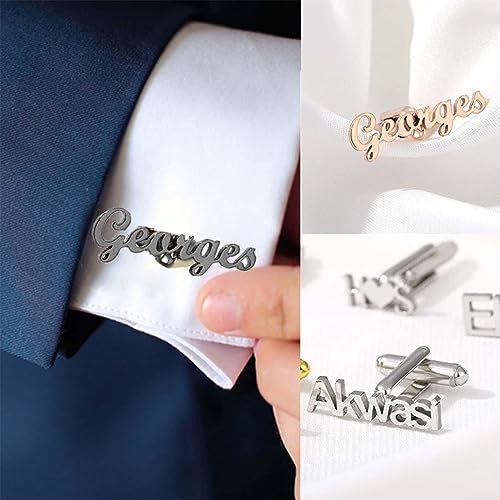 Mancuernillas personalizadas grabadas para hombre miniatura 4