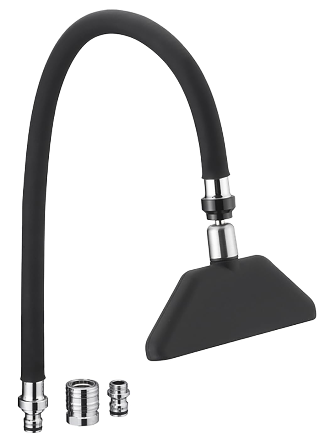 DOCCETTA LAVANDINO KIT UNIVERSALE COMPLETO doccetta classica con acqua-stop e 2 soffioni TUBO FLESSIBILE PER LAVATESTA PARRUCCHIERE - BARBIERE -