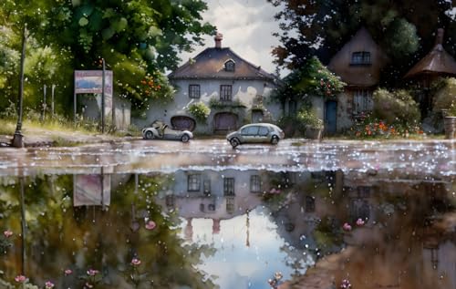 Toile murale affiches photos paysage moderne de 50 x 70 cm sans cadre pour salon