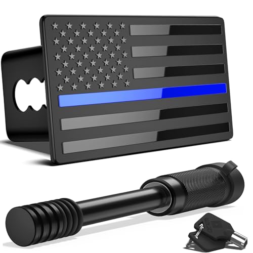 OGYE 2.5 Inch American Flag Trailer Hitch Cover, Fit for