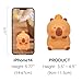 Popobox Capybara Squeezable Series Blind Box Figure, Random Design Animal Figures Collectible Toy, Cute Stress Relief Simulation Squeeze Toy for Gift (3.54-4.72'' H)