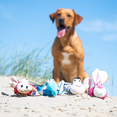 Minifeet Hundespielzeug Knotentier Esel - Für Wilde Spiele oder entspanntes Kauen. Pflegt zusätzlich das Gebiss deines Hundes