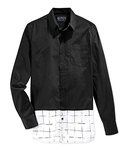 american rag dress shirt Amazon.com: American Rag Mens Foster Button Up Shirt, Black, Small :  Clothing, Shoes & Jewelry