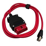 Eisorter 7 Ft VOE OBD to Ethernet Adapter Fit for Volvo Vehicles Based on SPA CMA Platform 2016+，OBD Cable for VIDA PC Software or Third-Party Software, 9513108 9513062