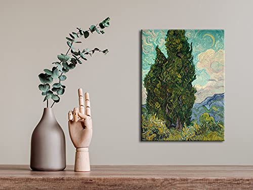 Wieco Art Cypresses Classic Giclee Canvas Prints Wall Art By Van Gogh Famous Oil Paintings Reproduction Green Tree Picture Ready To Hang For Home Decorations Modern Abstract Forest Landscape Artwork #TOP6