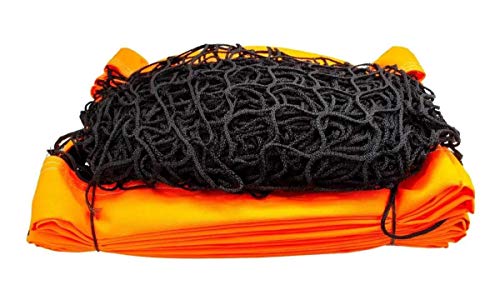 Rede Beach Tennis Oficial 4 faixas Laranja Poliéster 1,5mm