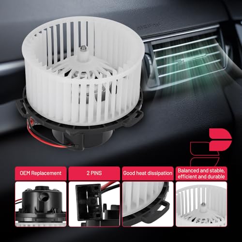 Image of BDFHYK AC Heater Blower Motor Fan 76974 Compatible with Mazda 5 2006-2010 2.3L with Rear Vent,2012-2015 2.5L with Rear Vent,2016-2017 2.5L,HVAC Blower Motor Assembly Replacement for BM10029C PM4107