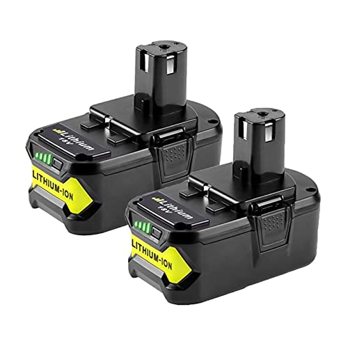 [2 Packs] Kengdor 18V 5,0Ah Remplacement de Batterie pour Ryobi 18V One+ P108 P107 P104 P105 P102 P103 Outils sans Fil