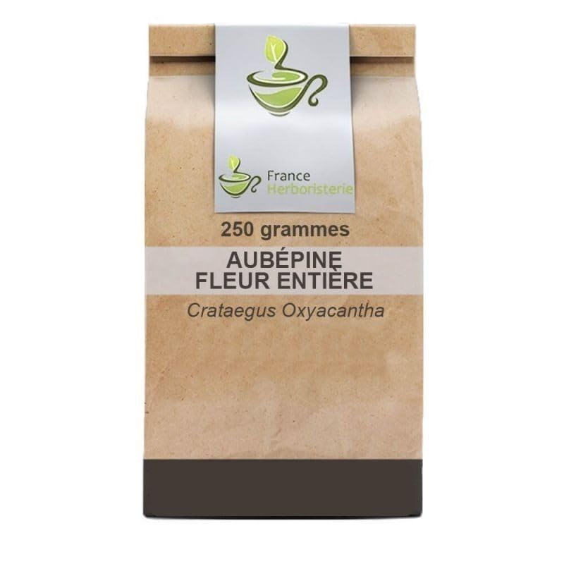 Tisane Aubépine fleur ENTIERE 250 GRS Crataegus oxyacantha