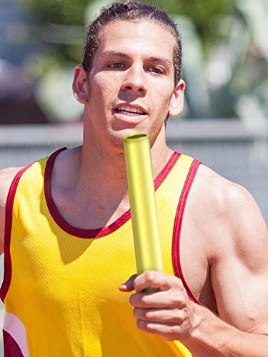 image for Zhehao 3 Pcs Aluminum Track Field Relay Baton Race Batons Equipments R