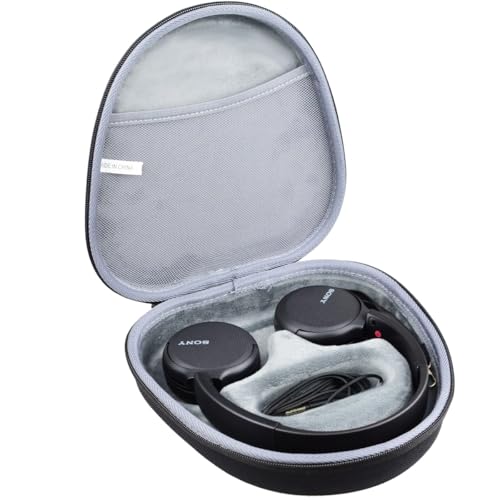 AONKE Dur Étui Housse Cas Compatible avec Soundcore by Anker Life Q20 Q20i Q30 Q35 Q45 Casque Bluetooth sans Fil (Black)